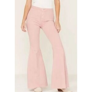 We The Free Just Float On Flare Jeans Free People Pink Size 27 Stretch